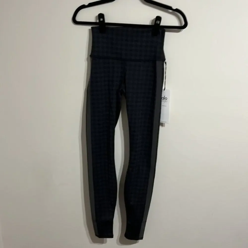 ALO Yoga High Waist Leggings- Jacquard Houndstooth Size XS Extra Small